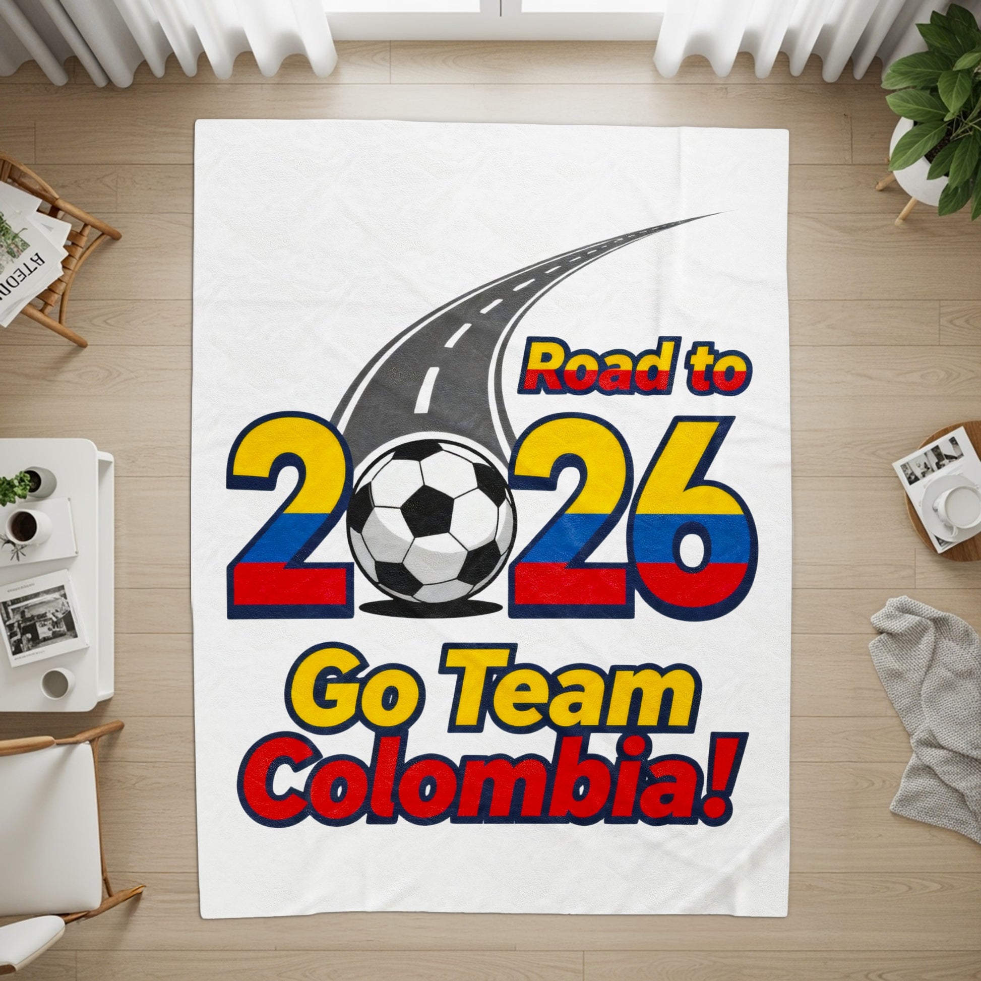 Road to 2026 Go Team Colombia Soccer Fan Decor