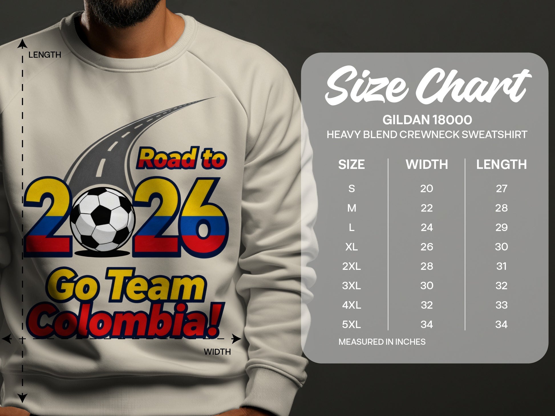 Road to 2026 Go Team Colombia Sweatshirt