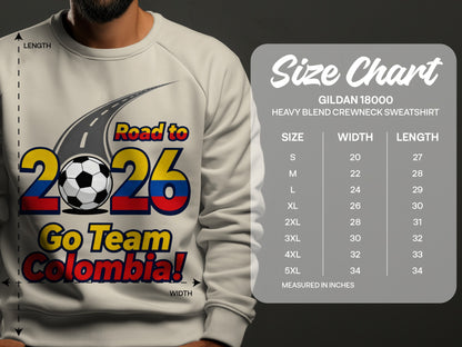 Road to 2026 Go Team Colombia Sweatshirt