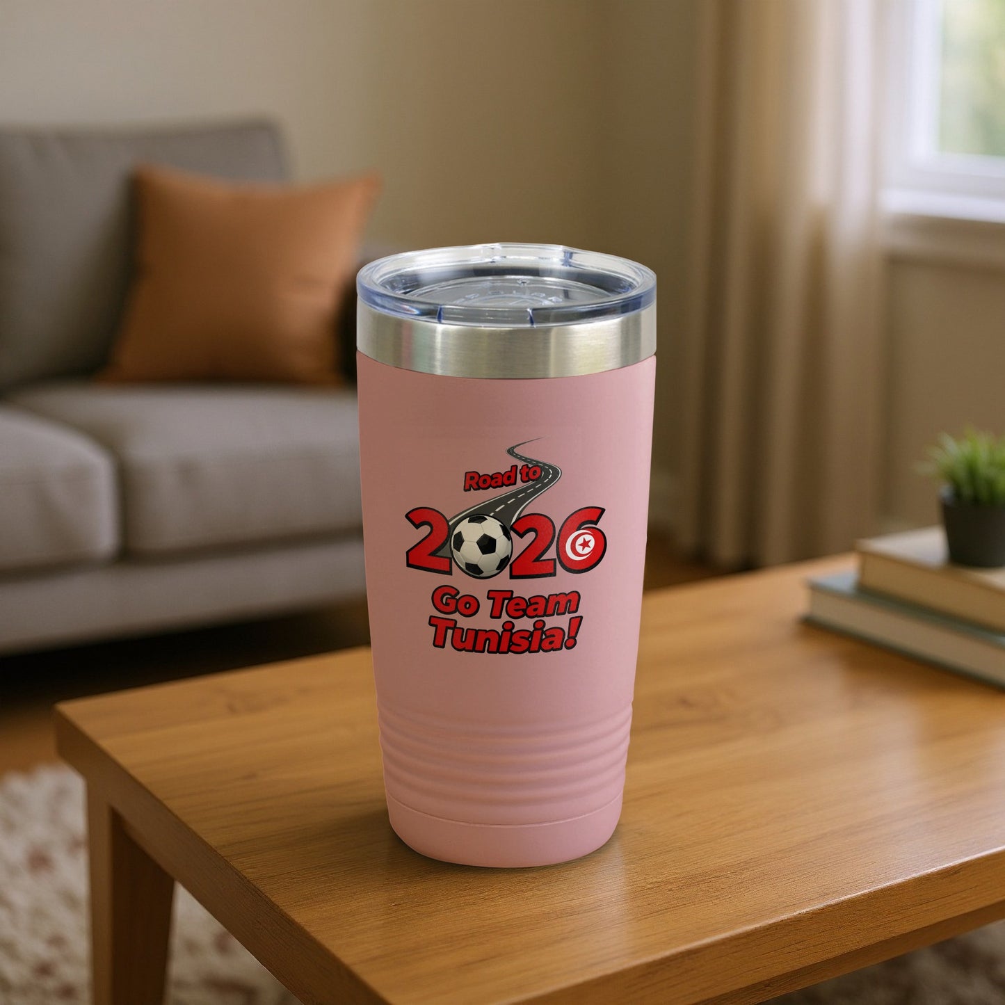 Road to 2026 Go Team Tunisia Travel Mug