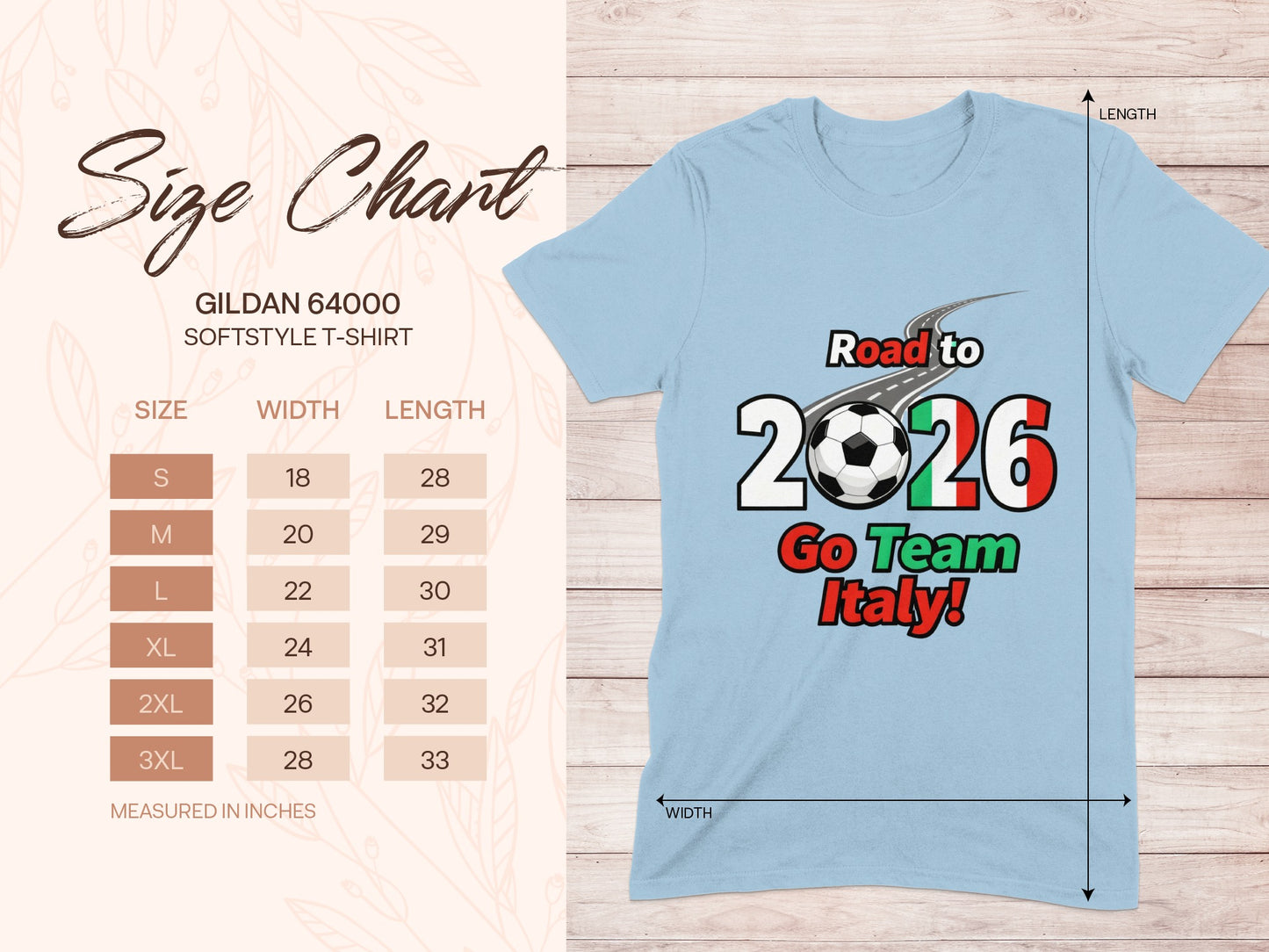 Road to 2026 Go Team Italy T-shirt product