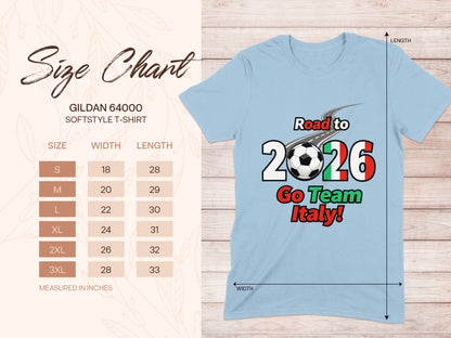 Road to 2026 Go Team Italy T-shirt product