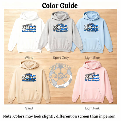 Class Of 2026 Soccer Themed Hoodie for Graduating Students