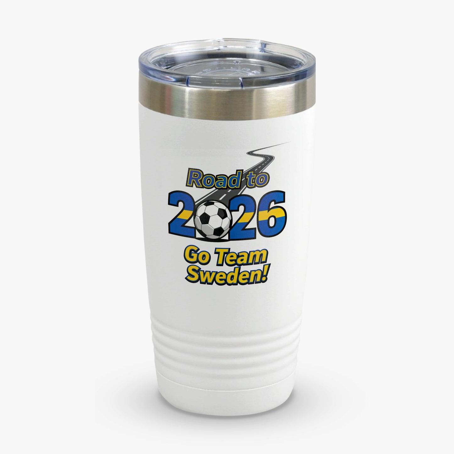 Road to 2026 Go Team Sweden Travel Tumbler