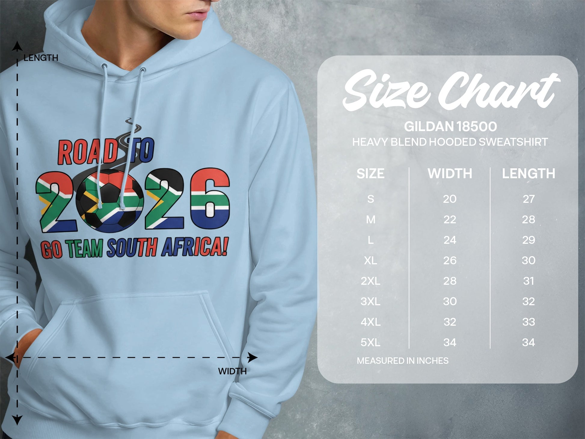 Road to 2026 Go Team South Africa Hoodie