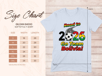 Road to 2026 Go Team Bolivia T-Shirt