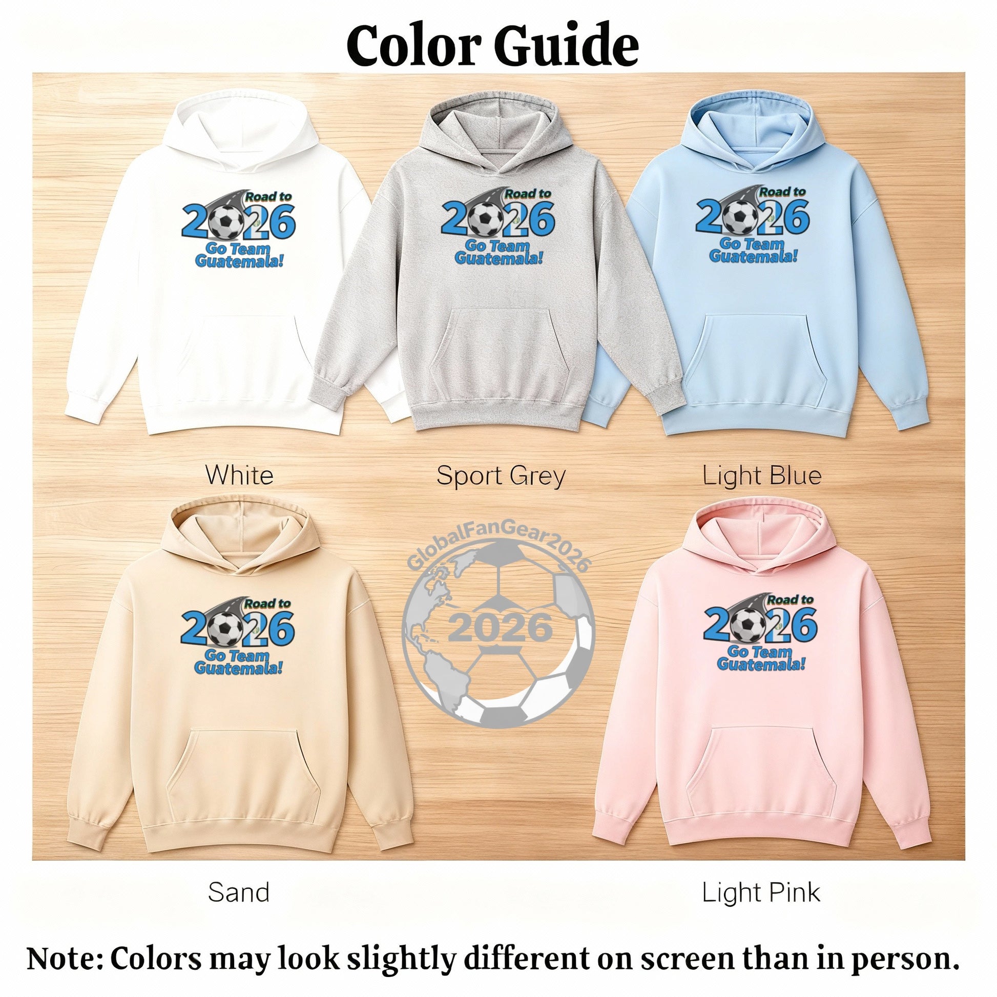 Road to 2026 Go Team Guatemala Soccer Hoodie