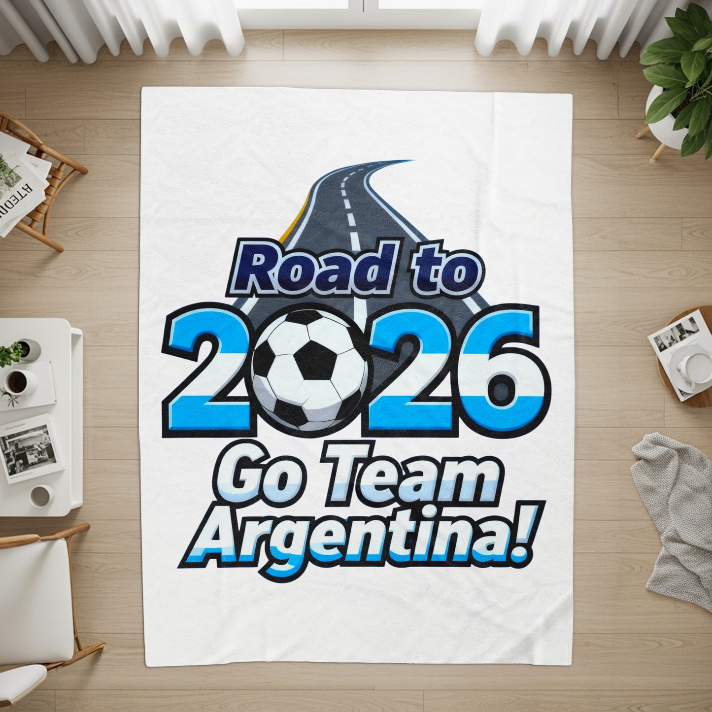 Road to 2026 Go Team Argentina Blanket
