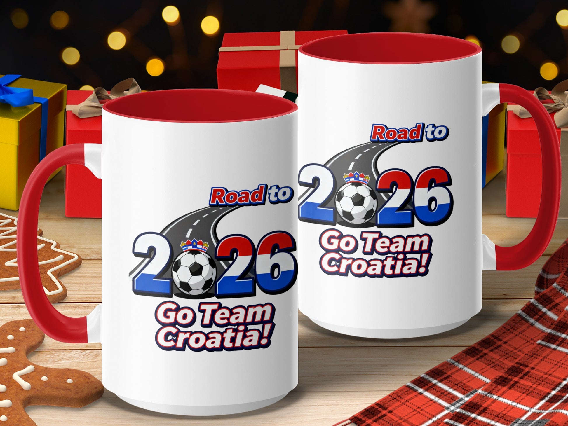 Road to 2026 Go Team Croatia Coffee Mug