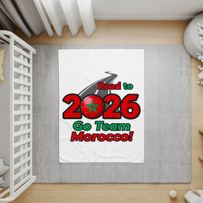 Road to 2026 Go Team Morocco blanket