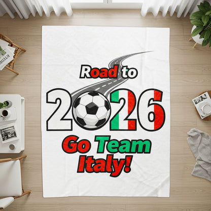 Road to 2026 Go Team Italy Soccer Enthusiast Mat
