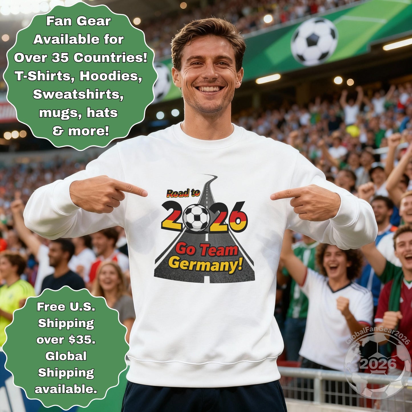 Road to 2026 Go Team Germany Sweatshirt