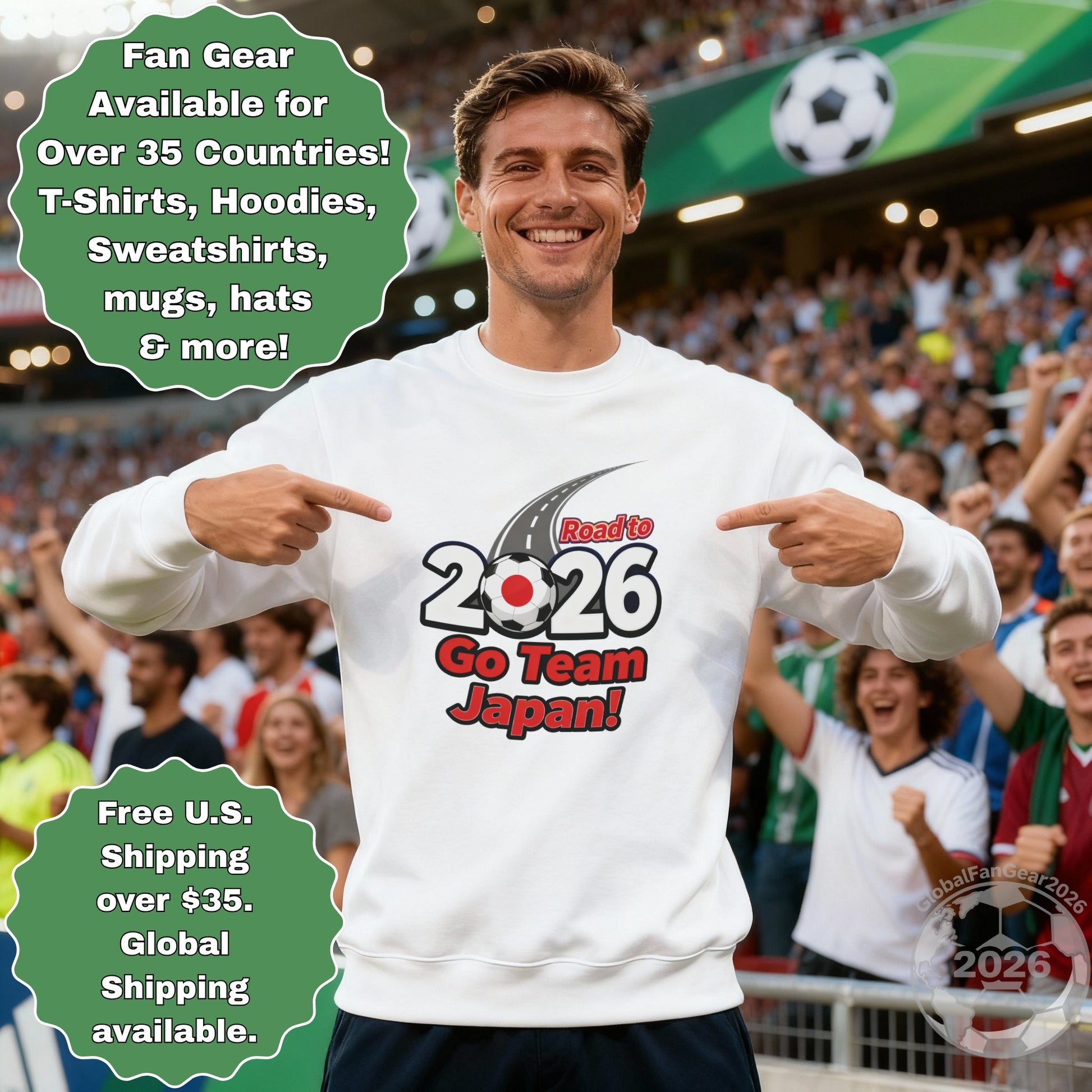 Road to 2026 Go Team Japan Fan Gear Apparel