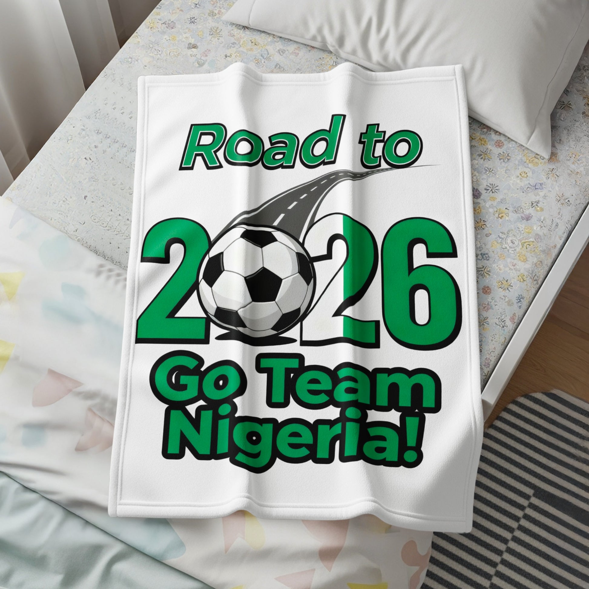 Road to 2026 Go Team Nigeria Sports Blanket