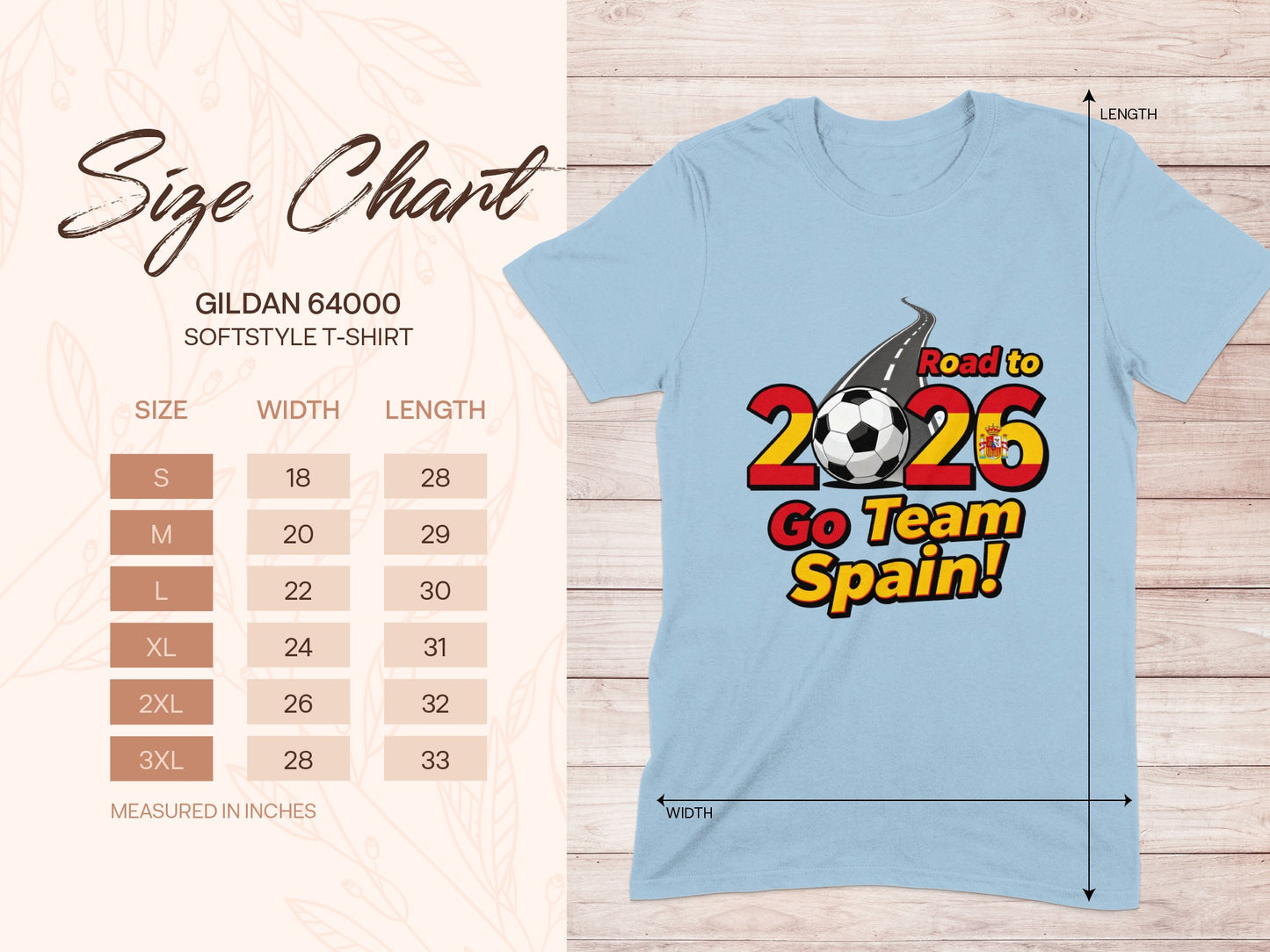 Road to 2026 Go Team Spain T-shirt