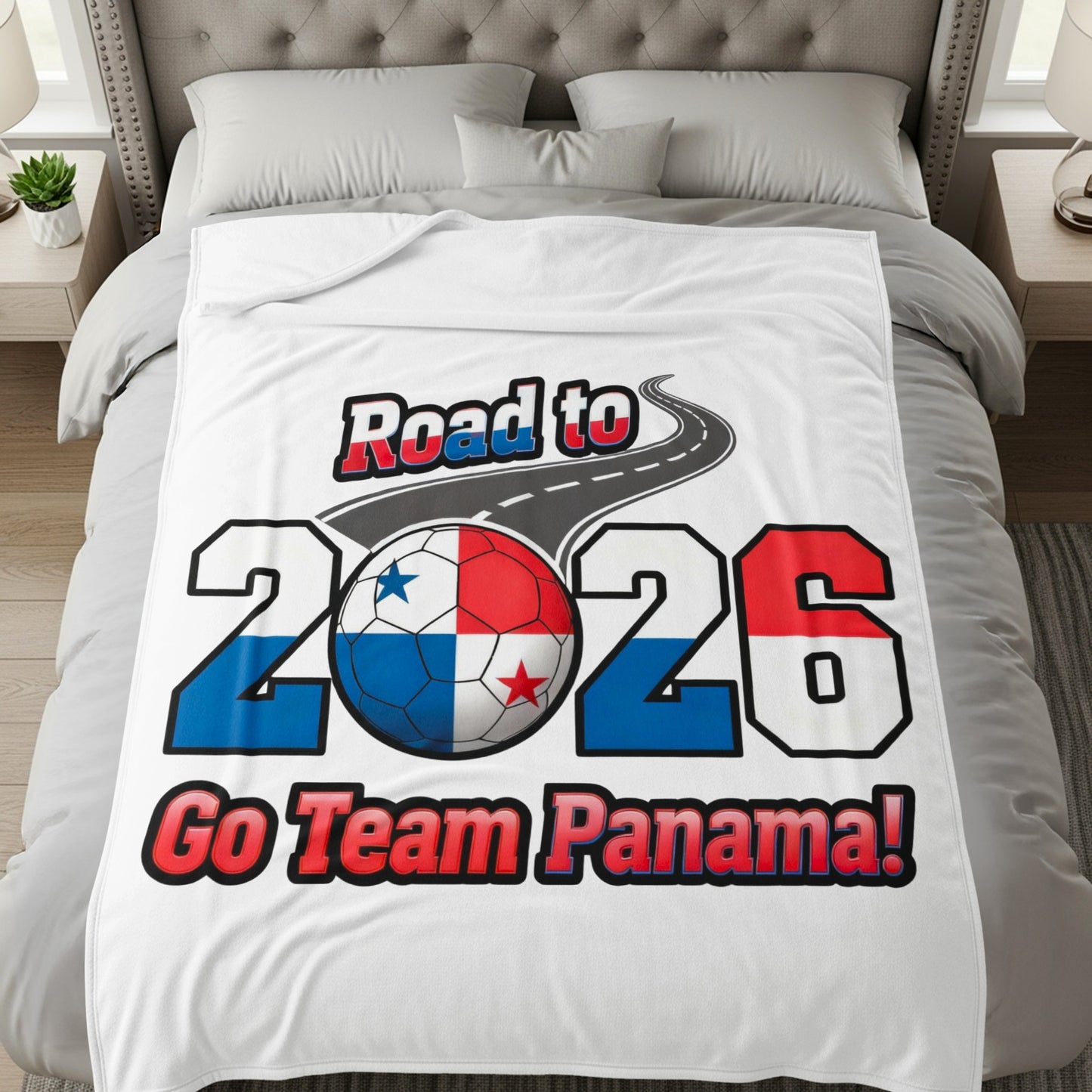 Road to 2026 Go Team Panama Blanket