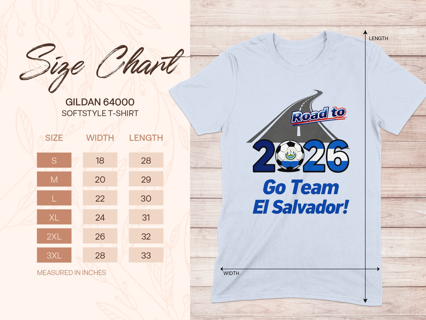 Road to 2026 Go Team El Salvador T-shirt product