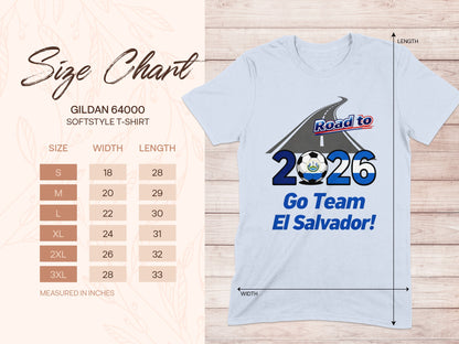 Road to 2026 Go Team El Salvador T-shirt product