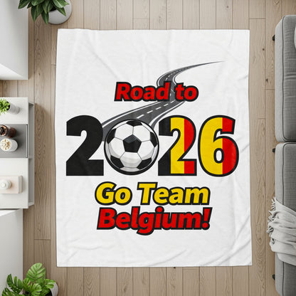 Road to 2026 Go Team Belgium Throw Blanket