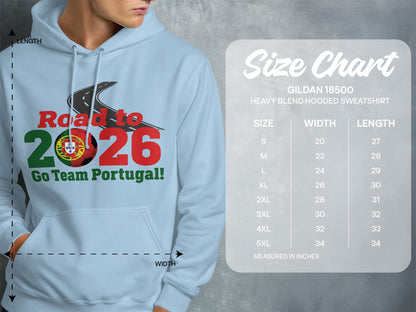 Road to 2026 Go Team Portugal hooded sweatshirt