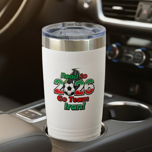 Road to 2026 Go Team Iran Travel Mug