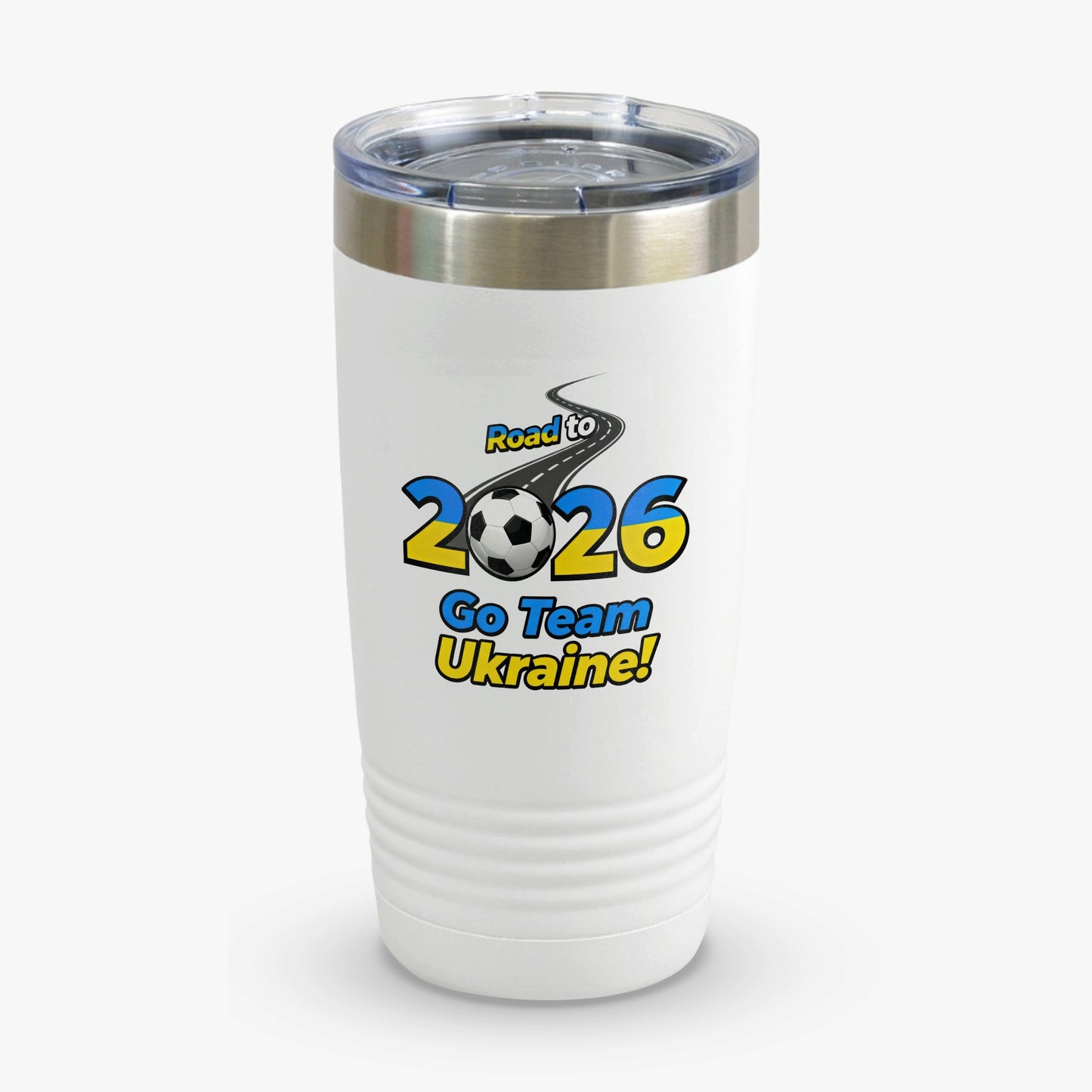 Road to 2026 Go Team Ukraine Travel Tumbler