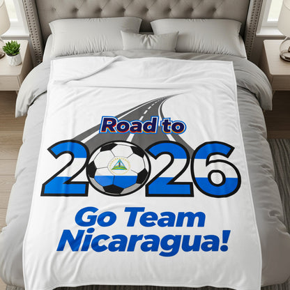 Road to 2026 Go Team Nicaragua blanket