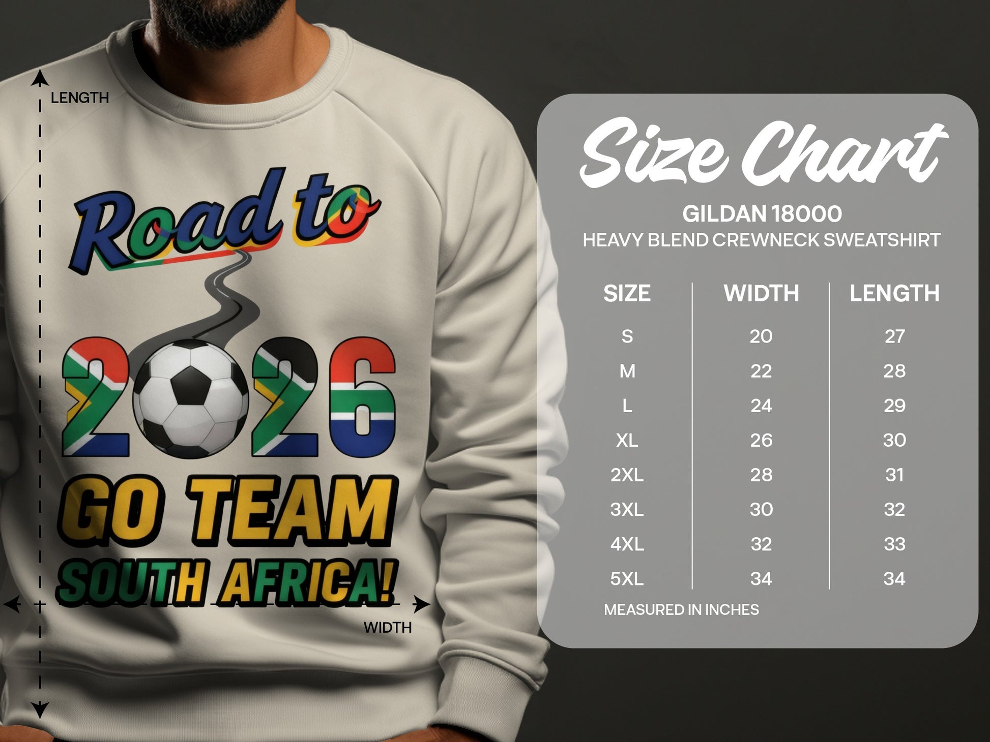 Road to 2026 Go Team South Africa sweatshirt