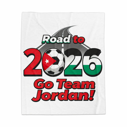 Road to 2026 Go Team Jordan blanket