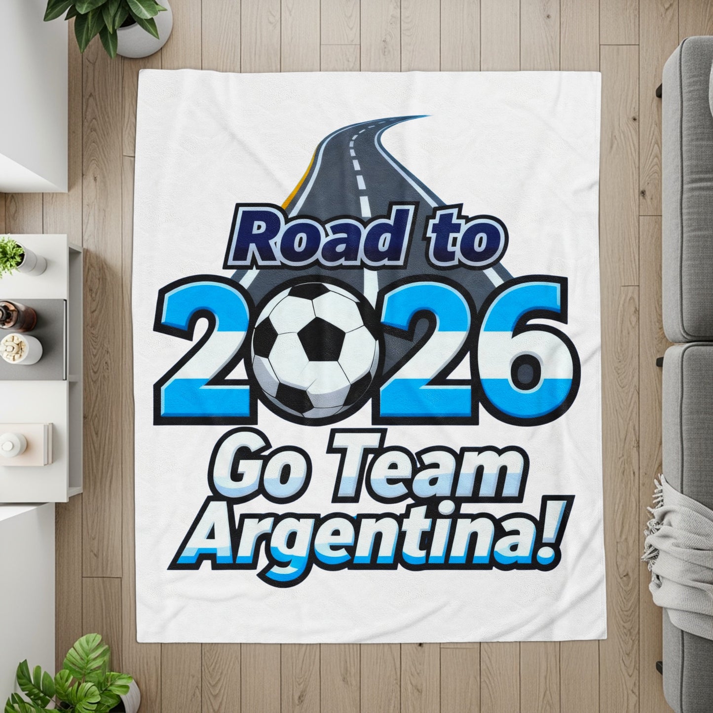 Road to 2026 Go Team Argentina blanket