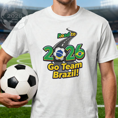 Road to 2026 Go Team Brazil fan shirt
