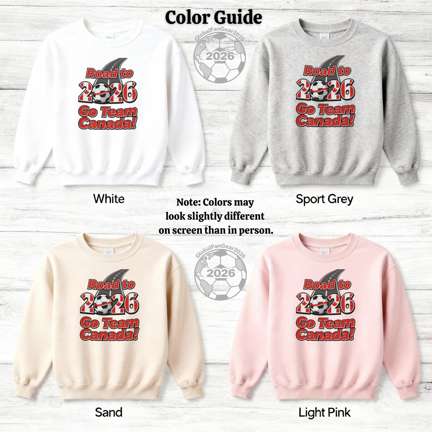 Road to 2026 Go Team Canada! sweatshirt