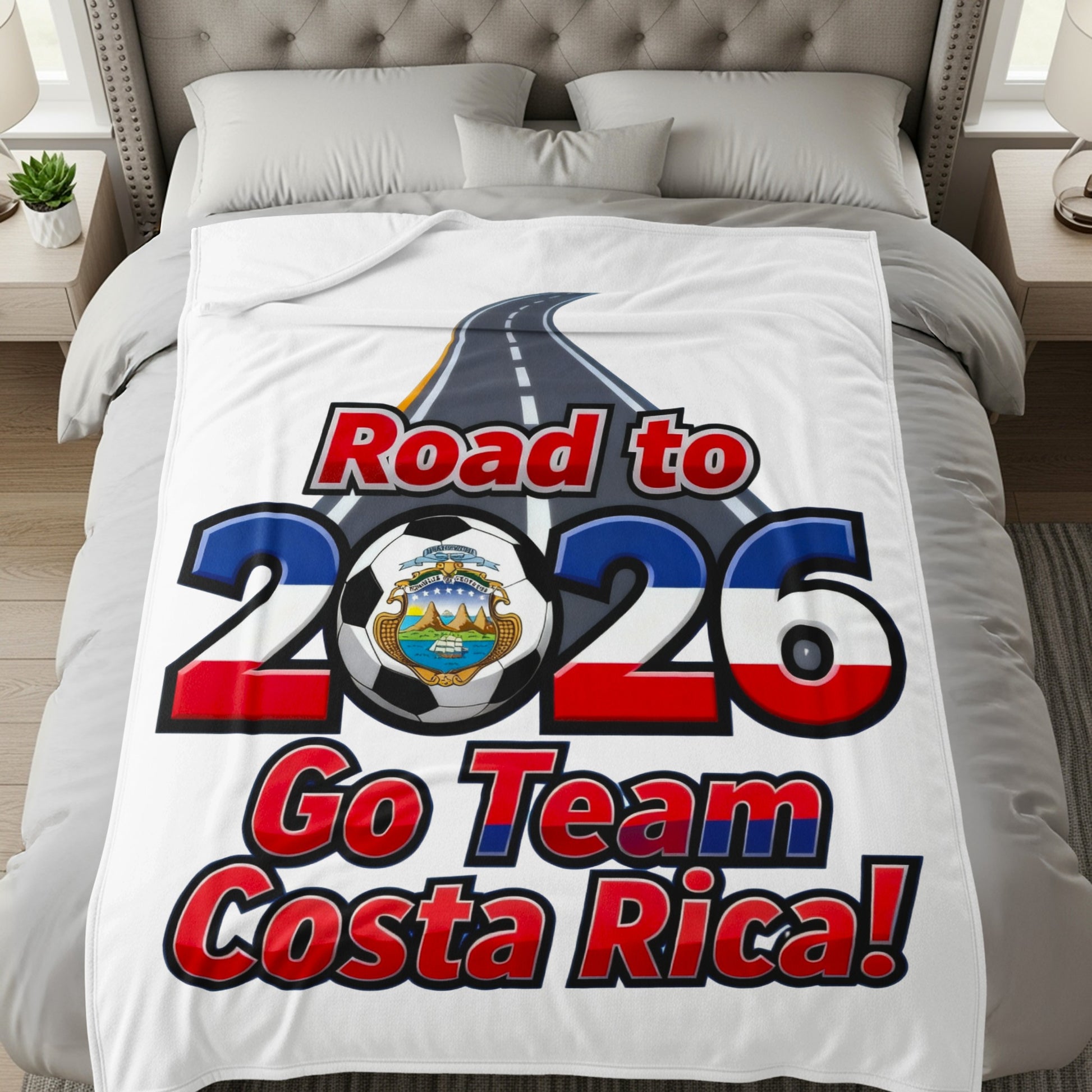 Road to 2026 Go Team Costa Rica Bedding Blanket