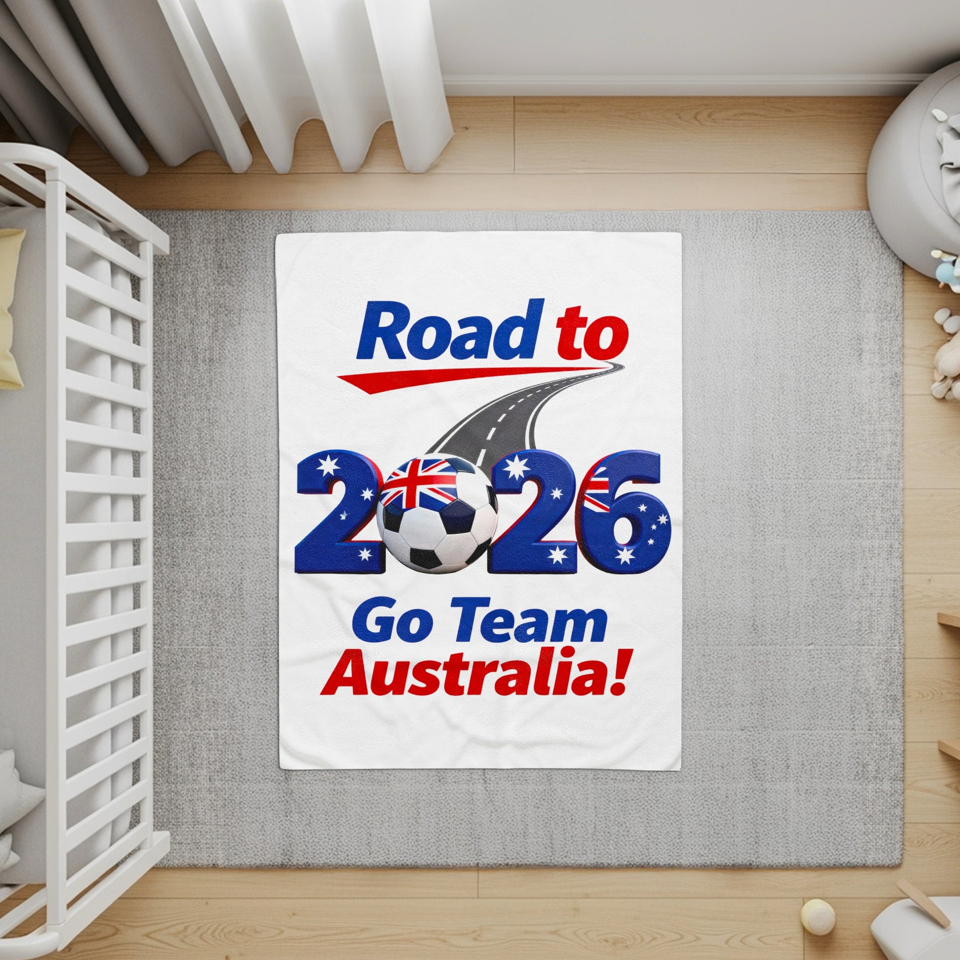 Road to 2026 Go Team Australia sports blanket