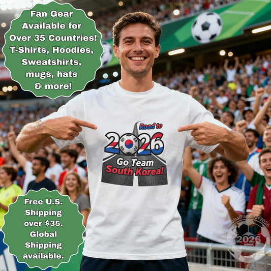 Road to 2026 Go Team South Korea T-shirt