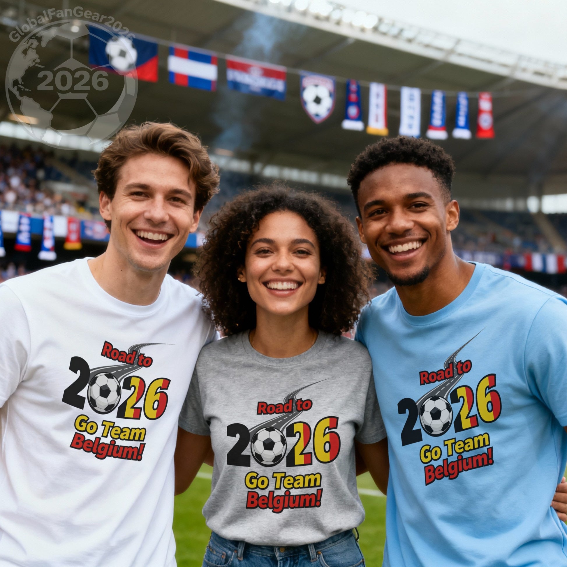 Road to 2026 Go Team Belgium Fan T-Shirt