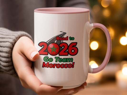 Road to 2026 Go Team Morocco! Coffee Mug