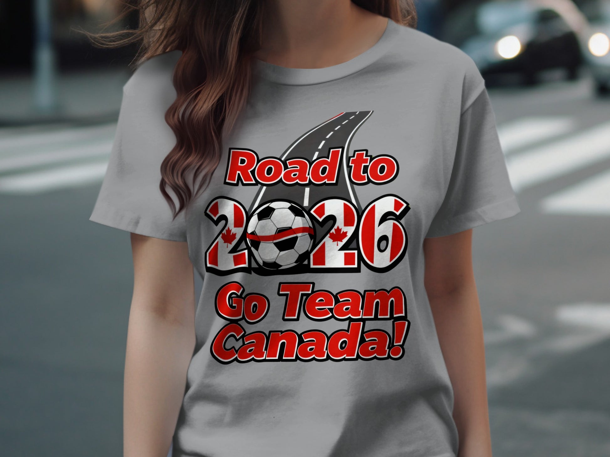 Road to 2026 Go Team Canada Soccer T-Shirt