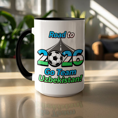 Road to 2026 Go Team Uzbekistan Mug
