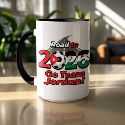 Road to 2026 Go Team Jordan mug