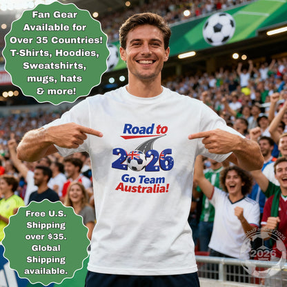Road to 2026 Go Team Australia Fan Gear Apparel