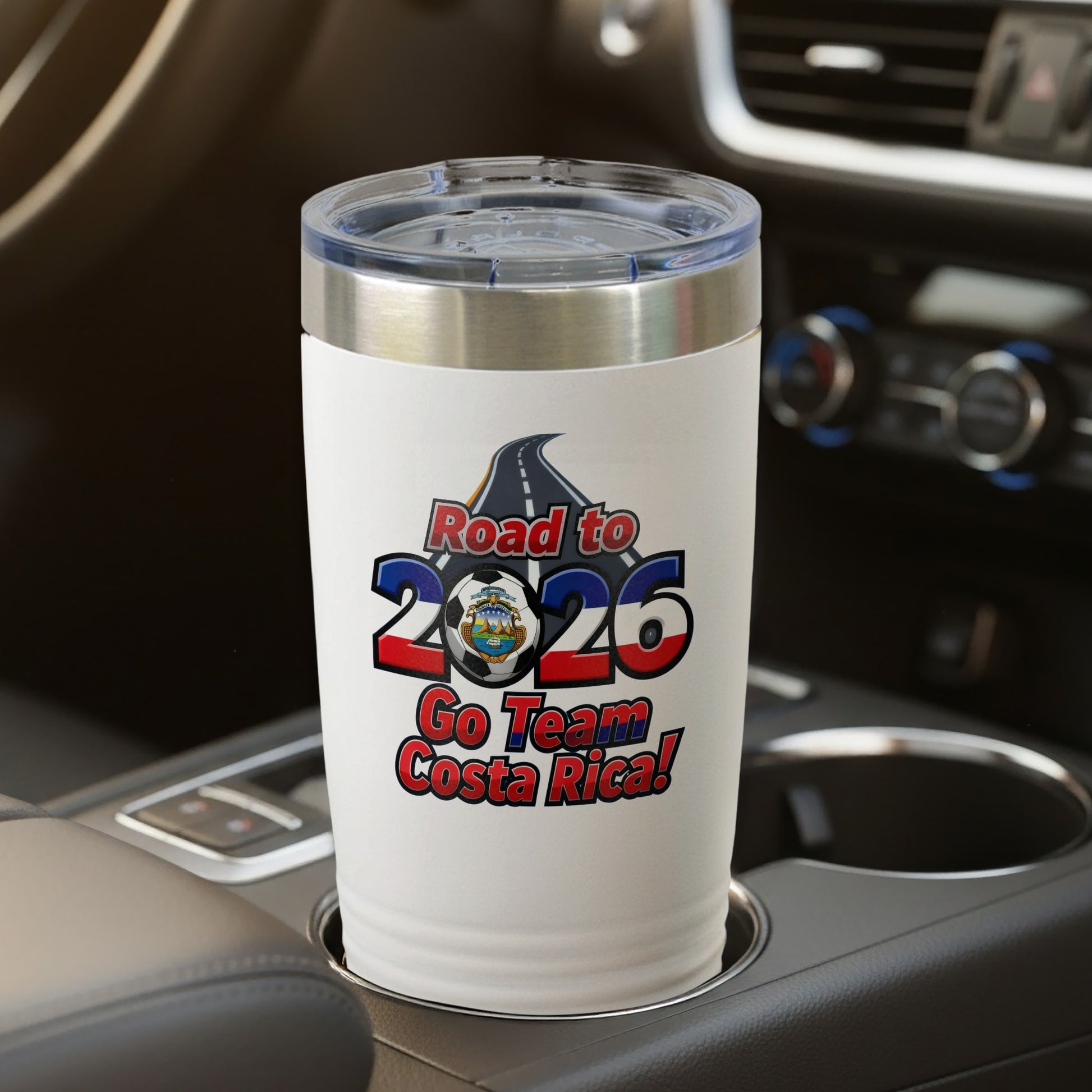 Road to 2026 Go Team Costa Rica travel mug