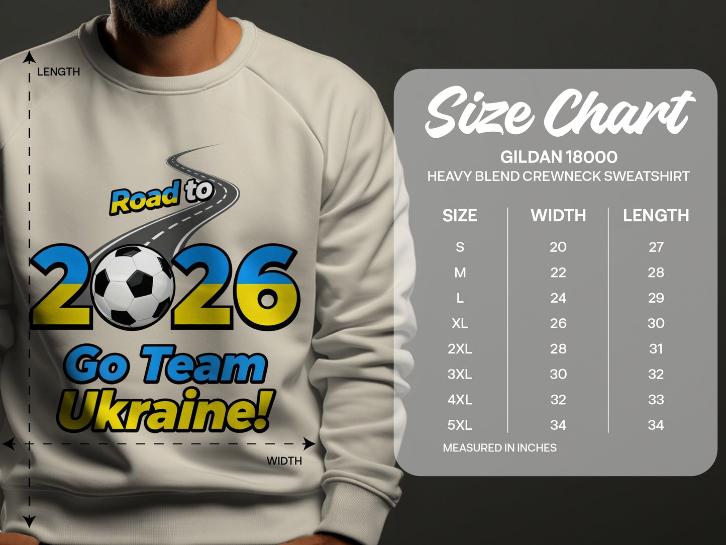 Road to 2026 Go Team Ukraine Sweatshirt
