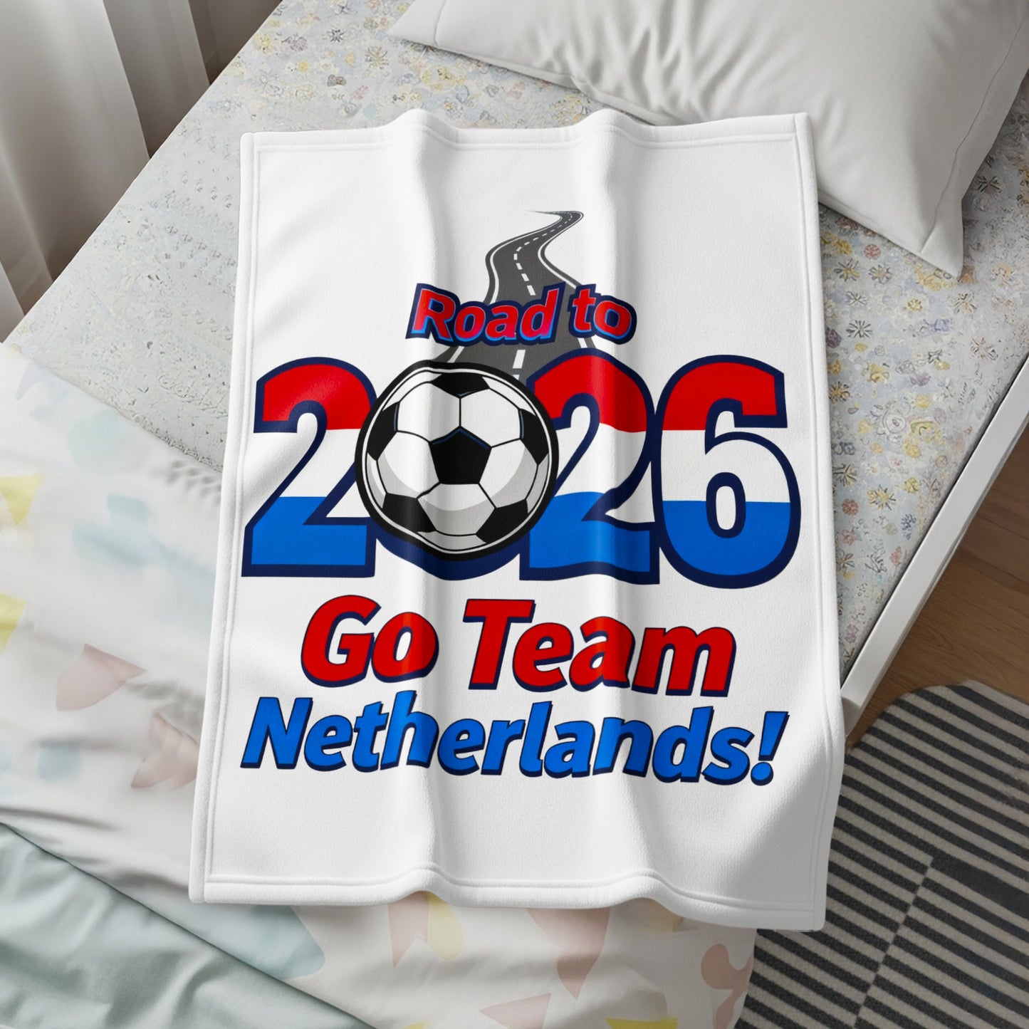 Road to 2026 Go Team Netherlands blanket