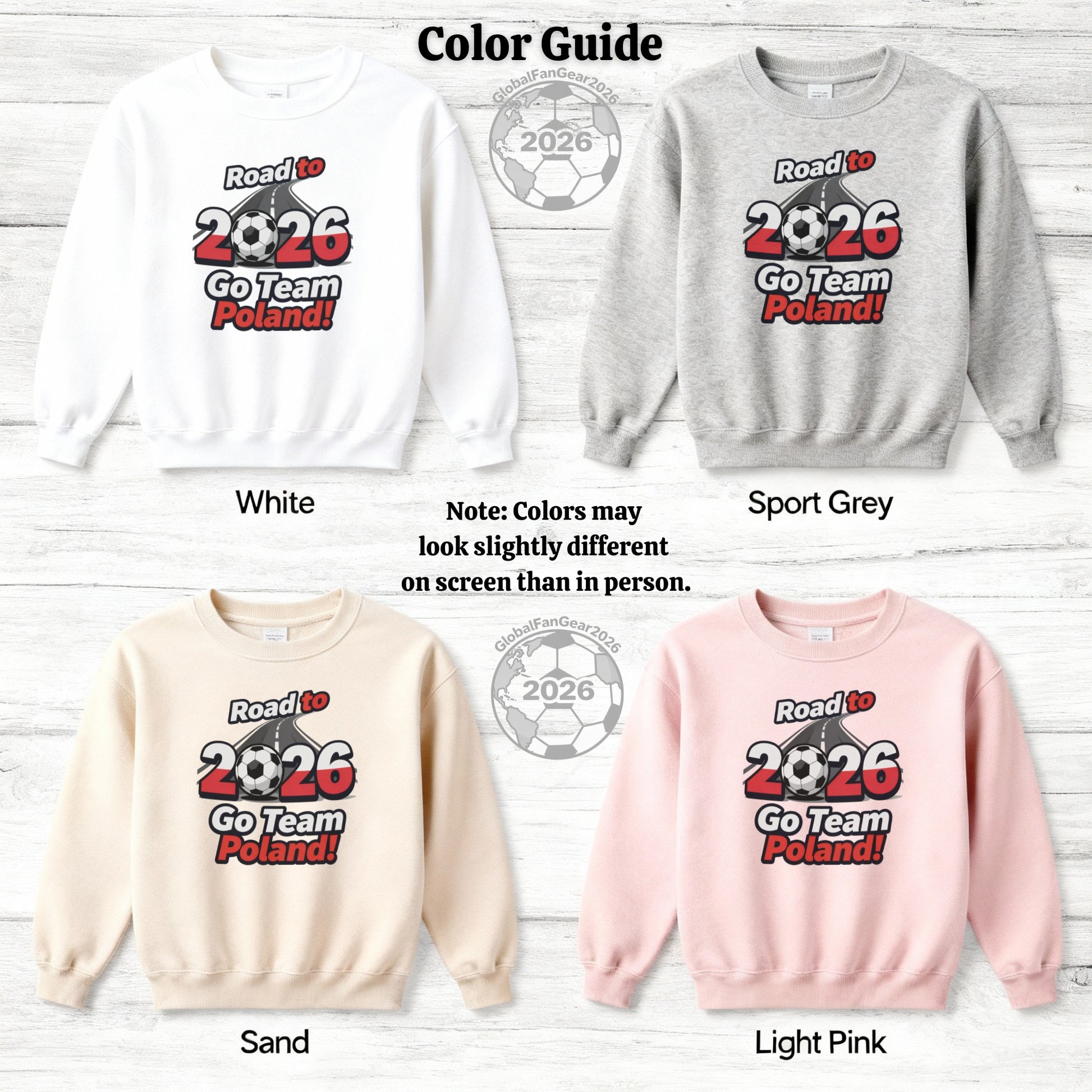 Road to 2026 Go Team Poland Soccer Sweatshirt