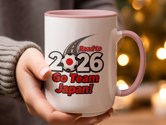 Road to 2026 Go Team Japan mug